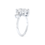 Kaley Cuoco – Inspired 2.0 Carat Cushion Cut Three Stones Moissanite 4