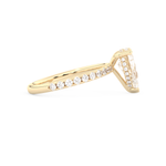 Margot Robbie – Inspired 3.0 Carat Pear Cut Pave Moissanite 8