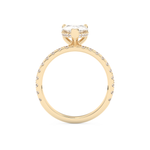 Margot Robbie – Inspired 3.0 Carat Pear Cut Pave Moissanite 11