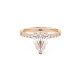 Margot Robbie – Inspired 3.0 Carat Pear Cut Pave Moissanite 13