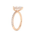 Margot Robbie – Inspired 3.0 Carat Pear Cut Pave Moissanite 16