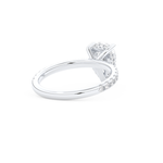 Margot Robbie – Inspired 3.0 Carat Pear Cut Pave Moissanite 3
