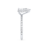 Margot Robbie – Inspired 3.0 Carat Pear Cut Pave Moissanite 6