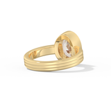 Phoebe Dynevor – Inspired 2.20 Carat Oval Cut Bezel Moissanite