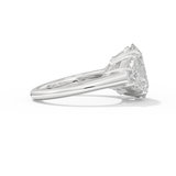 Serena Williams – Inspired 4.30 Carat Oval Cut Three Stone Moissanite