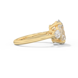 Winnie Harlow – Inspired 4.30 Carat Oval Cut Three Stone Moissanite