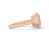 Winnie Harlow – Inspired 4.30 Carat Oval Cut Three Stone Moissanite