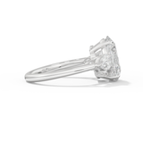 Winnie Harlow – Inspired 4.30 Carat Oval Cut Three Stone Moissanite