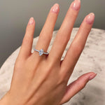2 CT Marquise Cut Pave CVD F/VS1 Diamond Engagement Ring 11