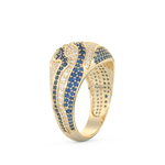 Half Eternity Wedding Band with 1.16 CT Round Cut Moissanite – Yellow, White, or Rose Gold