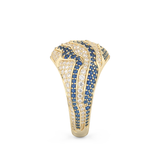 Half Eternity Wedding Band with 1.16 CT Round Cut Moissanite – Yellow, White, or Rose Gold