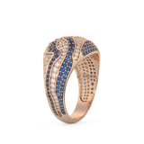 Half Eternity Wedding Band with 1.16 CT Round Cut Moissanite – Yellow, White, or Rose Gold
