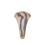 Half Eternity Wedding Band with 1.16 CT Round Cut Moissanite – Yellow, White, or Rose Gold