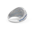 Half Eternity Wedding Band with 1.16 CT Round Cut Moissanite – Yellow, White, or Rose Gold