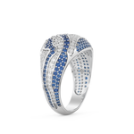 Half Eternity Wedding Band with 1.16 CT Round Cut Moissanite – Yellow, White, or Rose Gold