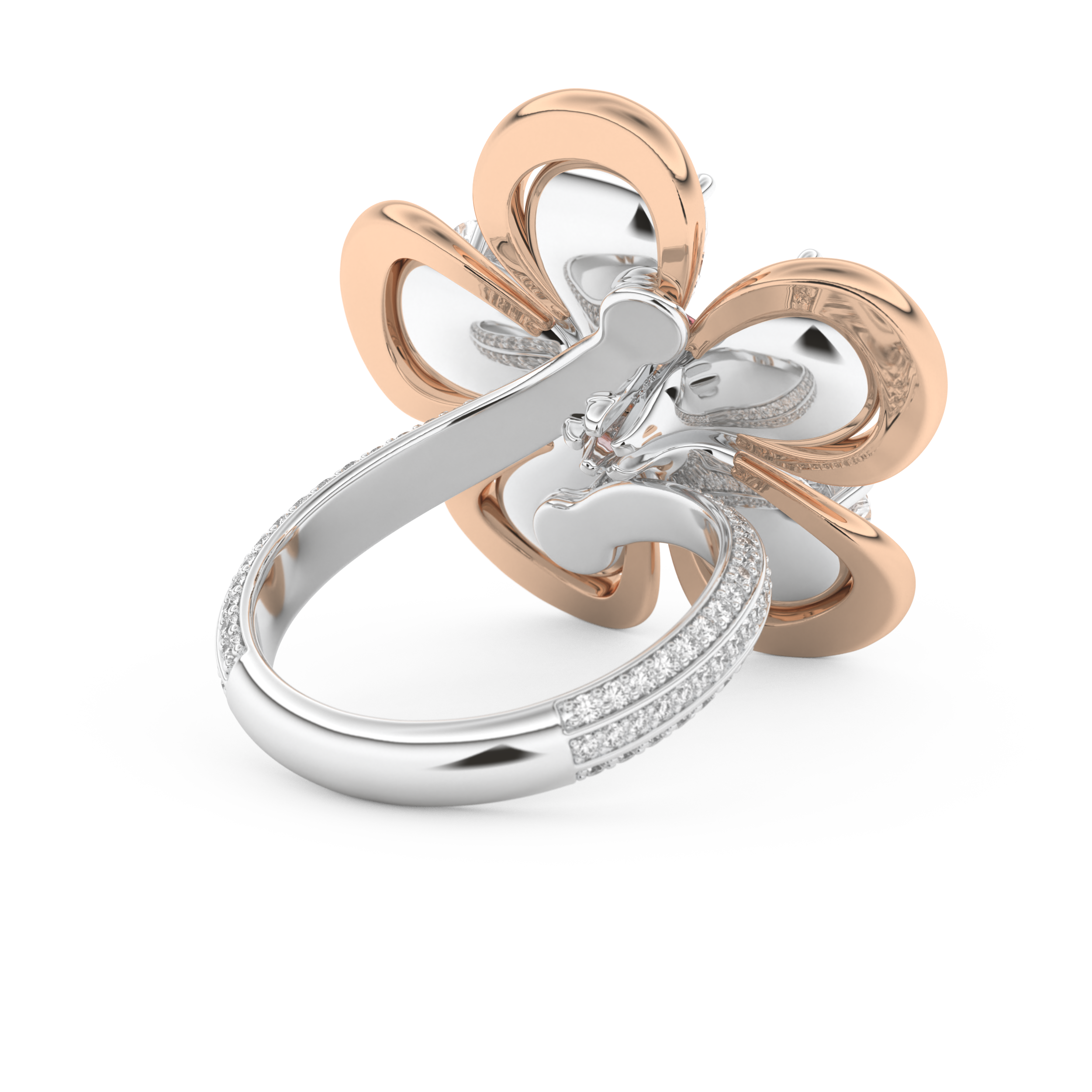 Half Eternity Wedding Band with 7.1 CT Round and Pear Cut Moissanite – Yellow, White, or Rose Gold