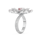 Half Eternity Wedding Band with 7.1 CT Round and Pear Cut Moissanite – Yellow, White, or Rose Gold