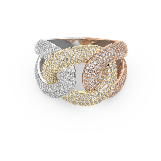 Wedding Band with 0.13 CT Round Cut Moissanite – Yellow, White, or Rose Gold