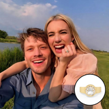 Emma Roberts – Inspired 2.50 Carat Rose Cut Bezel Moissanite