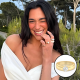 Dua Lipa – Inspired 0.60 Carat Round Cut Solitaire Moissanite