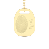 Custom Pendant Necklace – Personalized Fingerprint 6