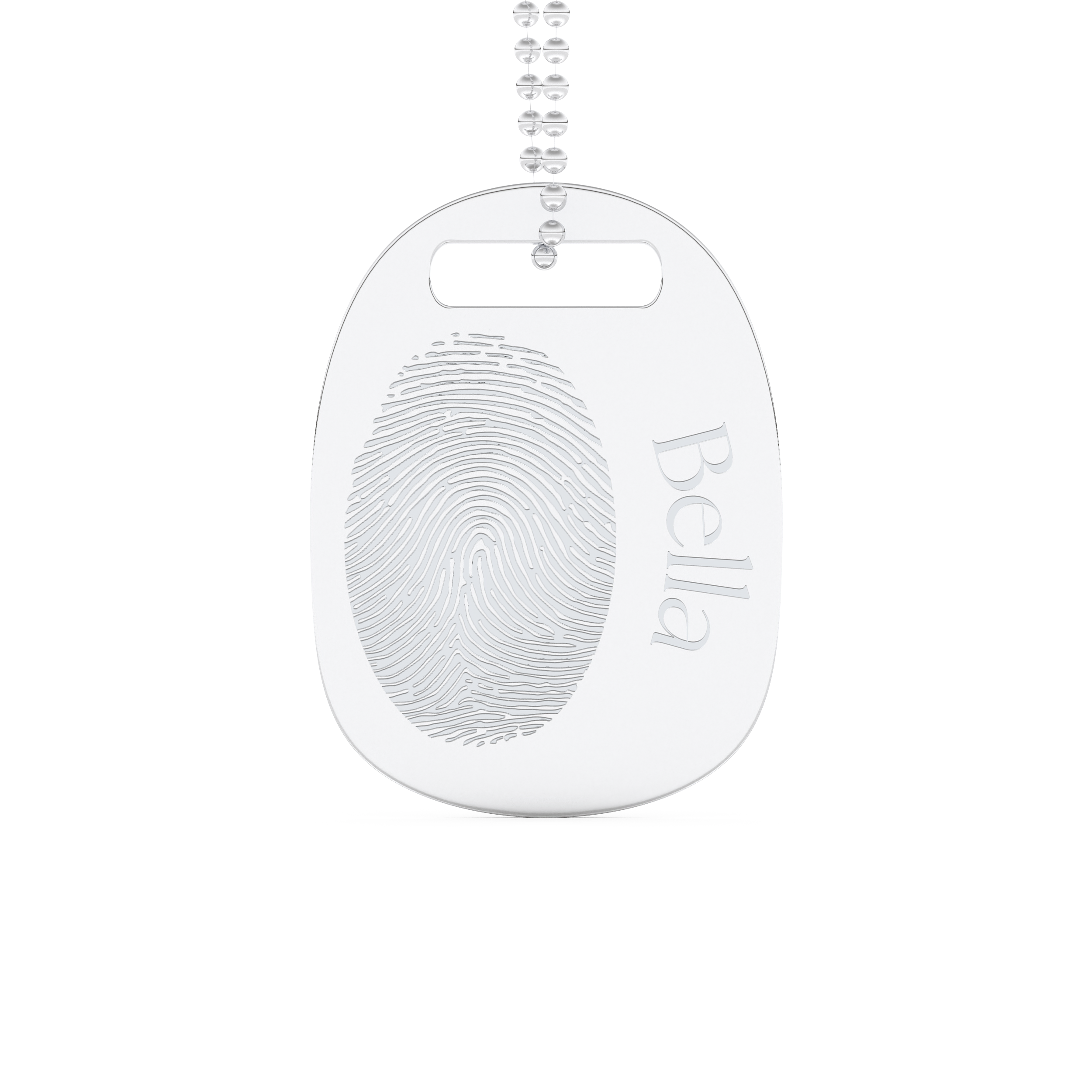 Custom Pendant Necklace – Personalized Fingerprint 1