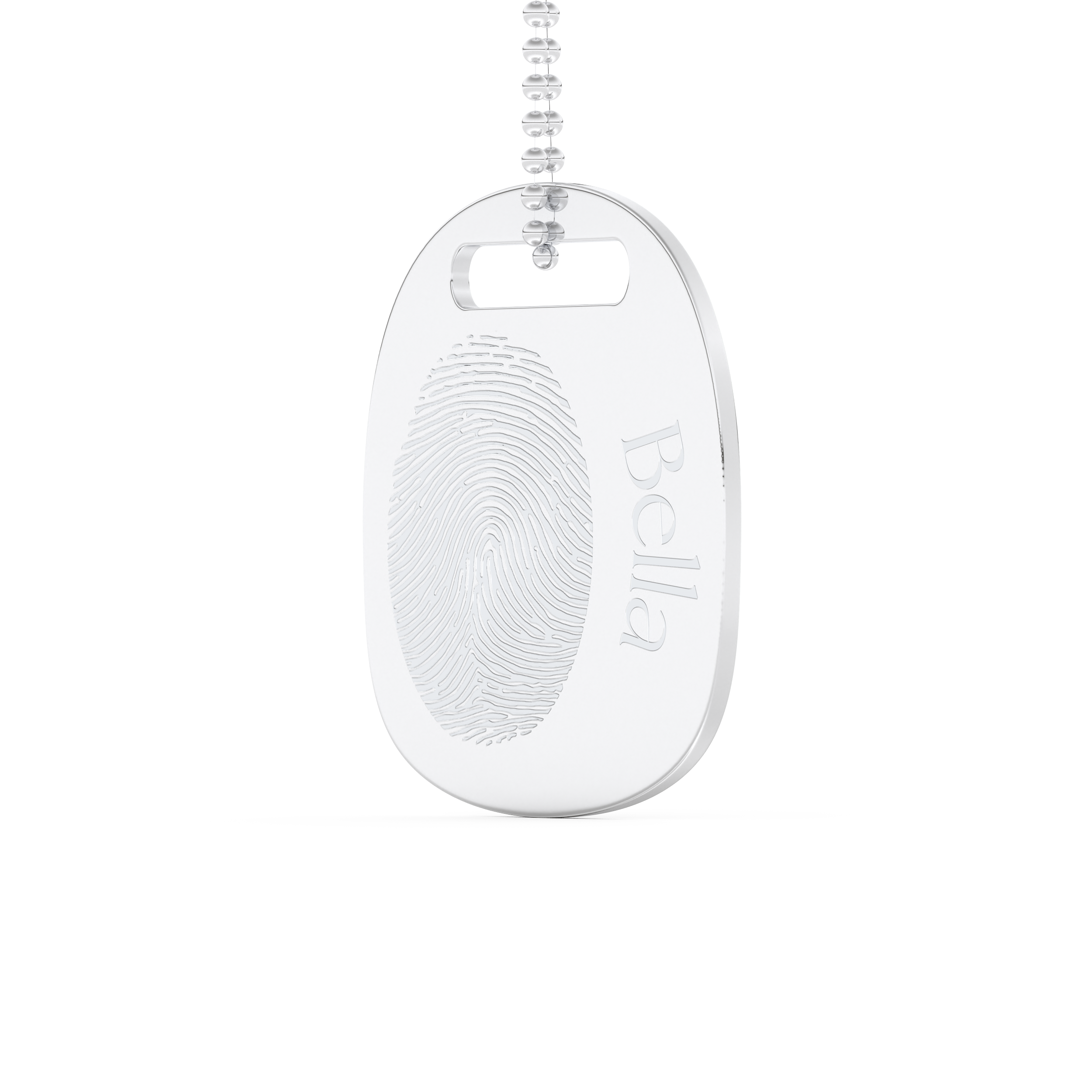 Custom Pendant Necklace – Personalized Fingerprint 2