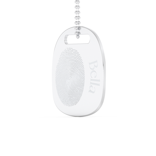 Custom Pendant Necklace – Personalized Fingerprint