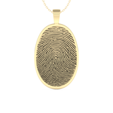 Custom Pendant Necklace – Thumb Printing and Engraving 6