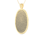 Custom Pendant Necklace – Thumb Printing and Engraving 7