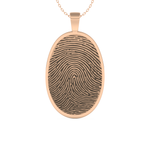 Custom Pendant Necklace – Thumb Printing and Engraving 11
