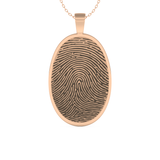 Custom Pendant Necklace – Thumb Printing and Engraving 11