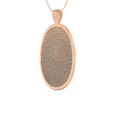 Custom Pendant Necklace – Thumb Printing and Engraving 12