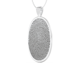 Custom Pendant Necklace – Thumb Printing and Engraving 2