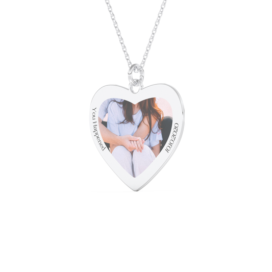 Custom Pendant Necklace – Photo Printed