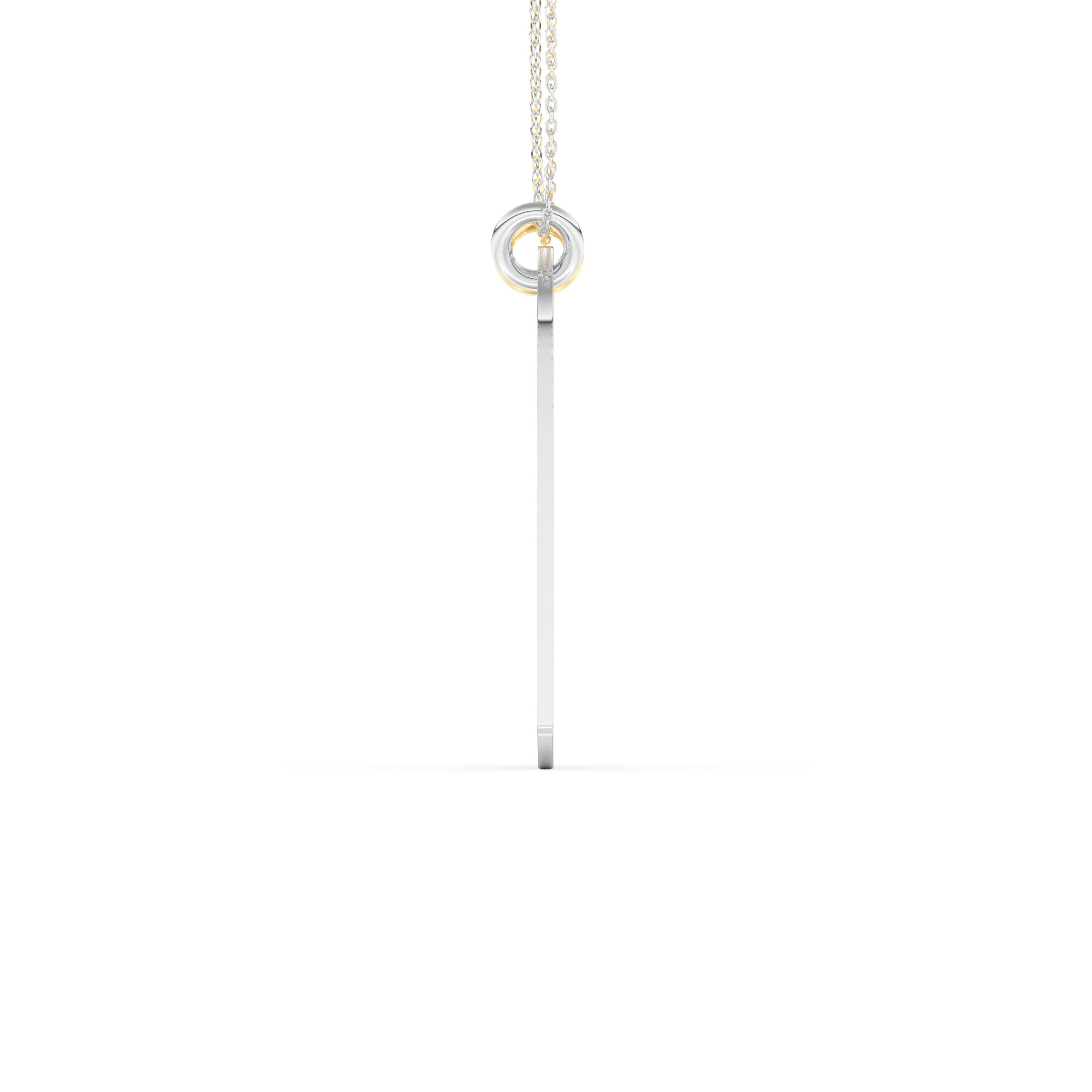 Custom Pendant Necklace – Split Heart 8