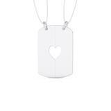 Custom Pendant Necklace – Split Heart 4
