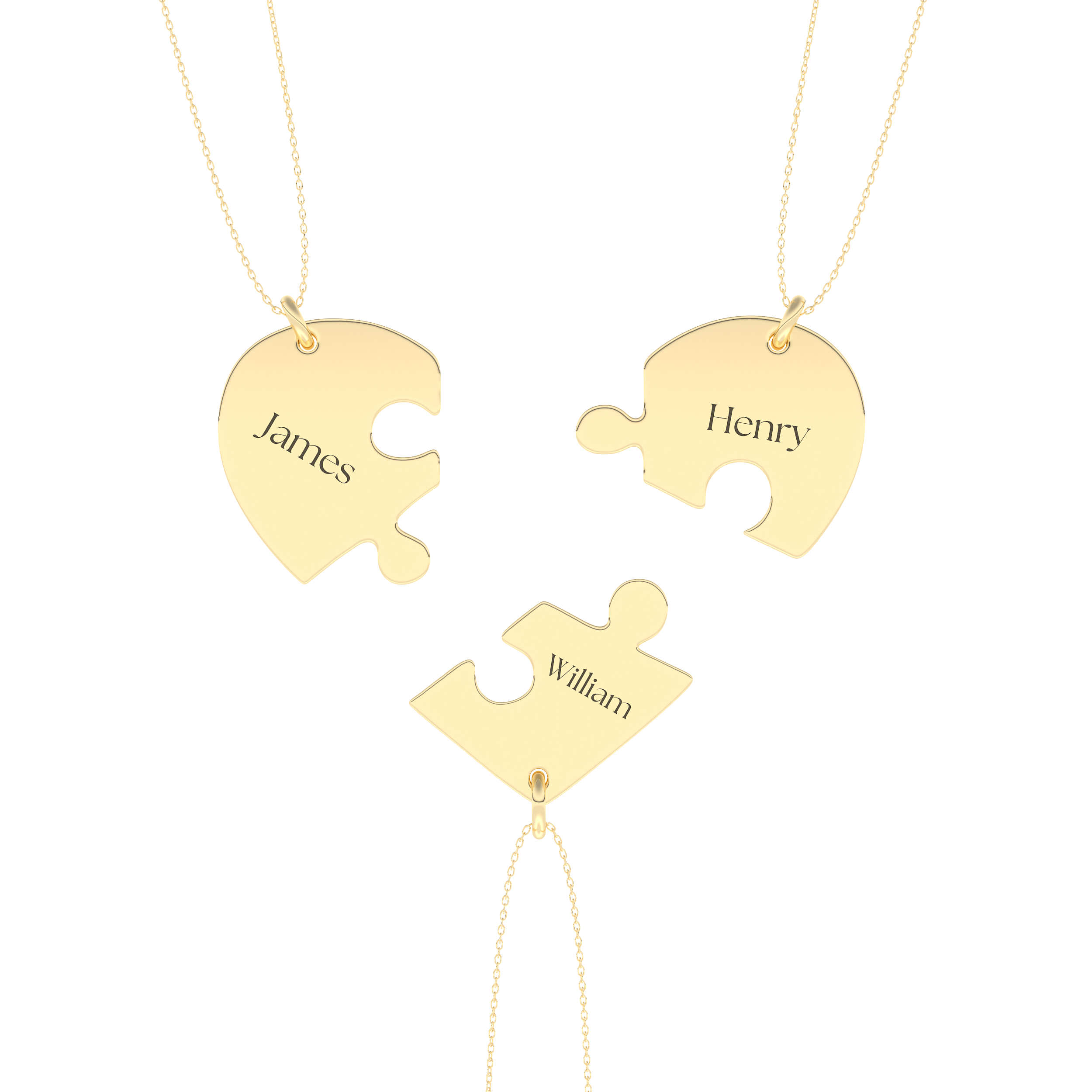 Custom Pendant Necklace – Puzzle 8