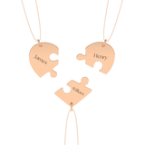 Custom Pendant Necklace – Puzzle 14