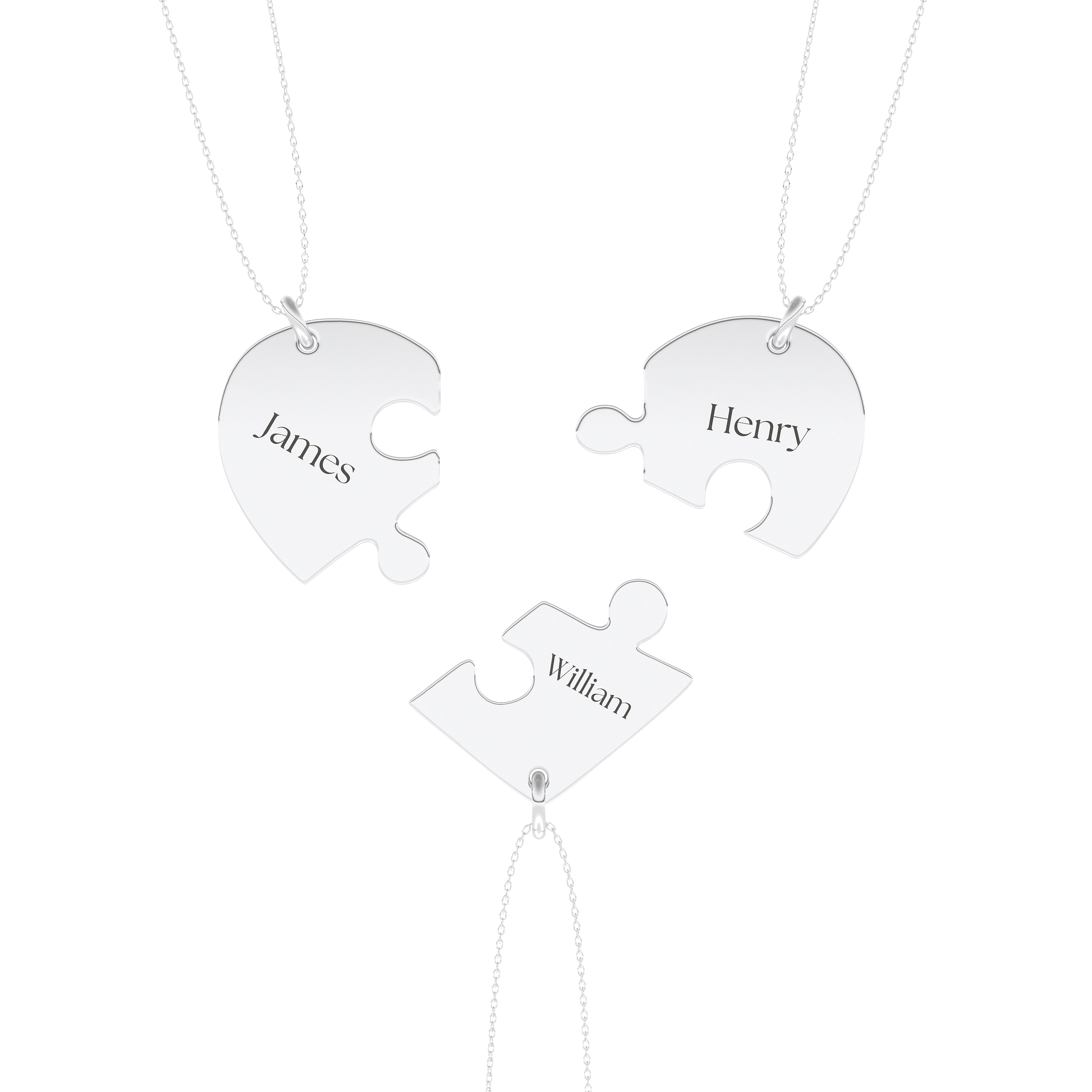 Custom Pendant Necklace – Puzzle 4