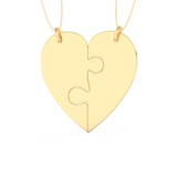 Custom Pendant Necklace – Split Heart 13