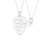 Custom Pendant Necklace – BFF Lock & Key 2