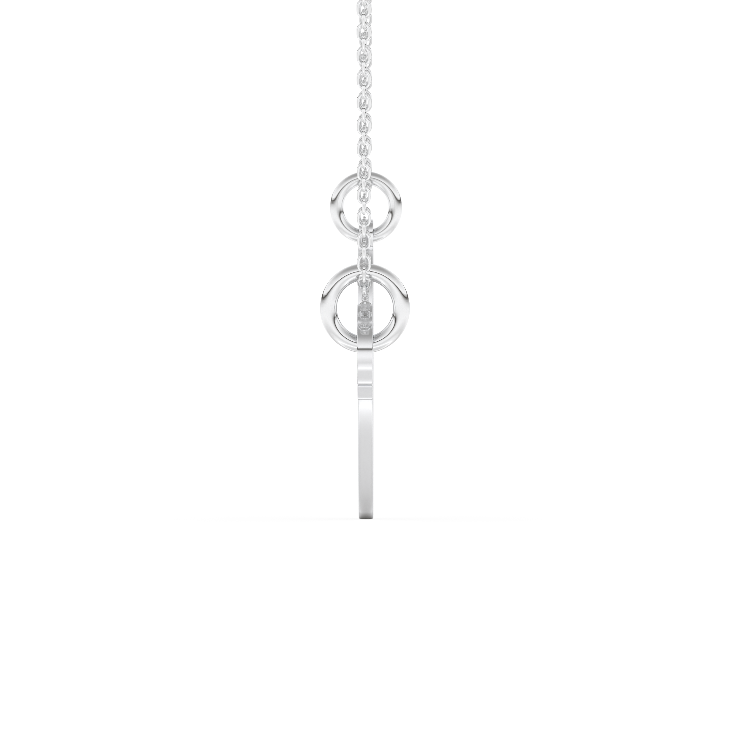 Custom Pendant Necklace – BFF Lock & Key 3