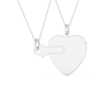 Custom Pendant Necklace – BFF Lock & Key 4