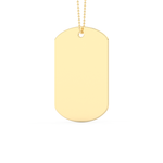 Custom Pendant Necklace – Fingerprint And Text Engraved 9