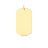 Custom Pendant Necklace – Fingerprint And Text Engraved 9