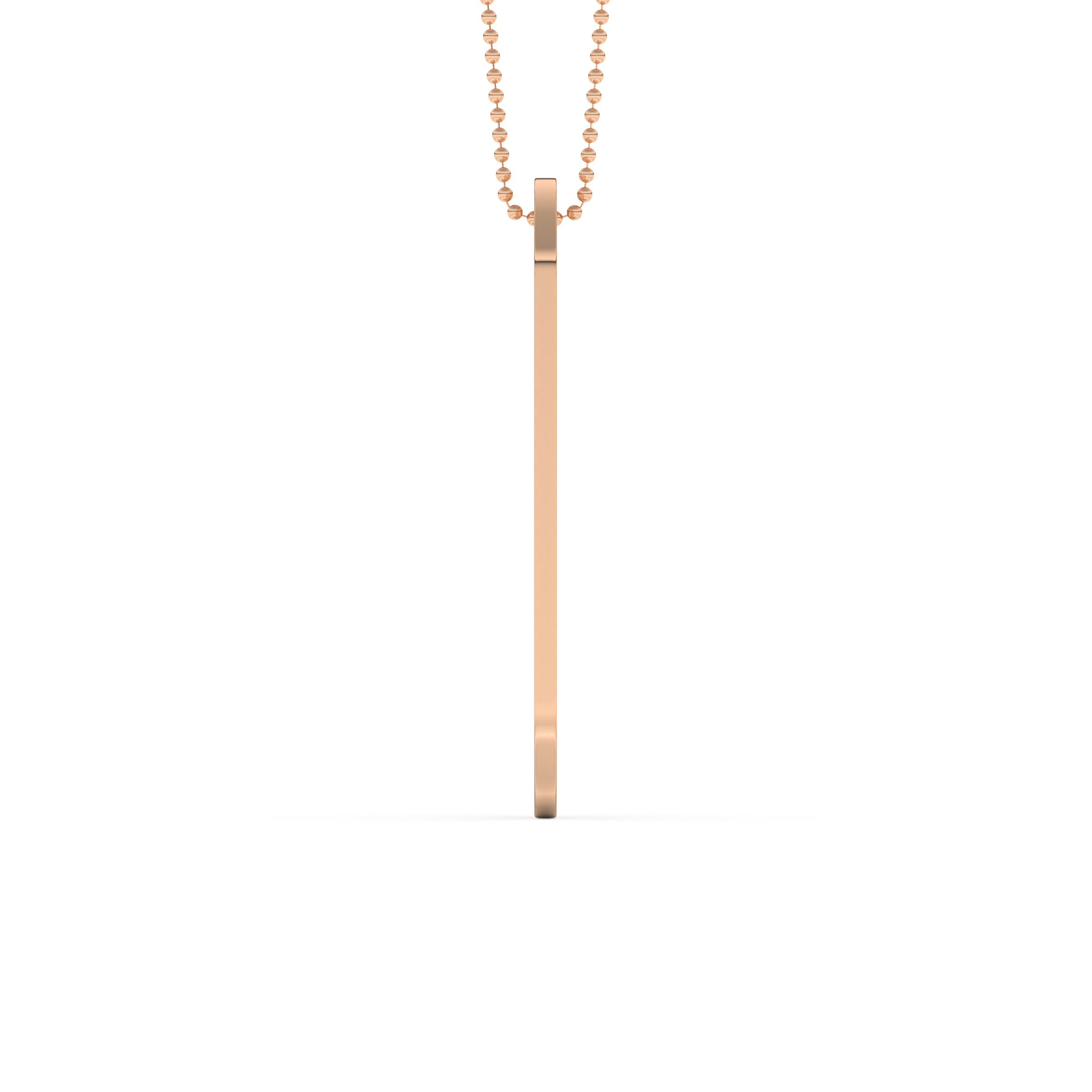 Custom Pendant Necklace – Fingerprint And Text Engraved 13