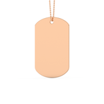 Custom Pendant Necklace – Fingerprint And Text Engraved 14