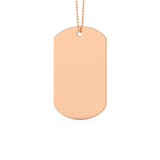 Custom Pendant Necklace – Fingerprint And Text Engraved 14