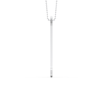 Custom Pendant Necklace – Fingerprint And Text Engraved 3